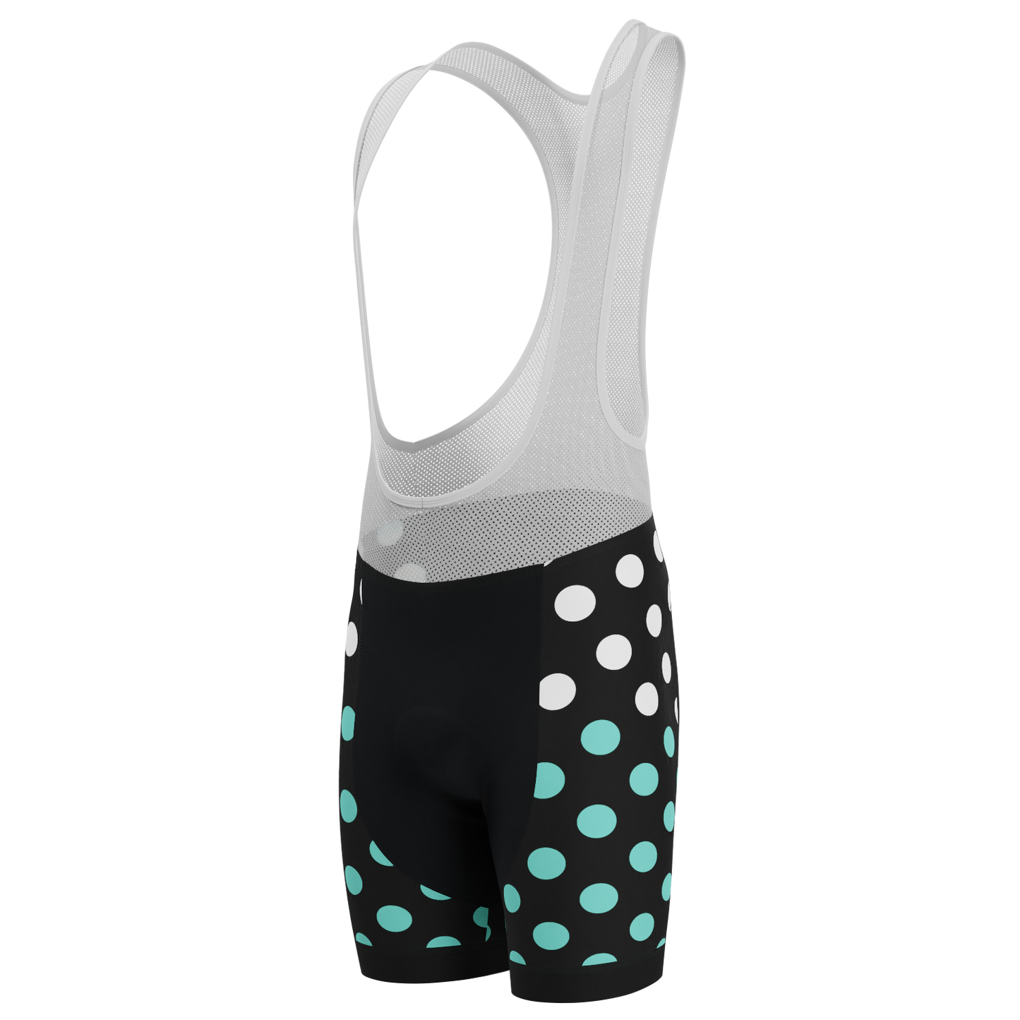 Men's Polka Dots Gel Padded Cycling Bib