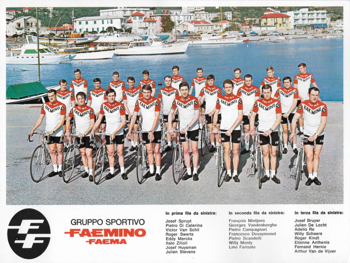 Faemino Merino Wool Blend - Retro Cycling Jersey