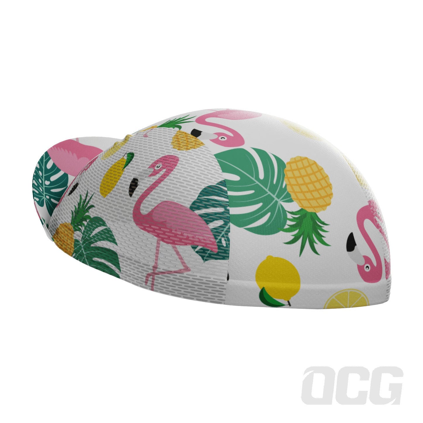 Unisex Fruity Flamingo Quick Dry Cycling Cap