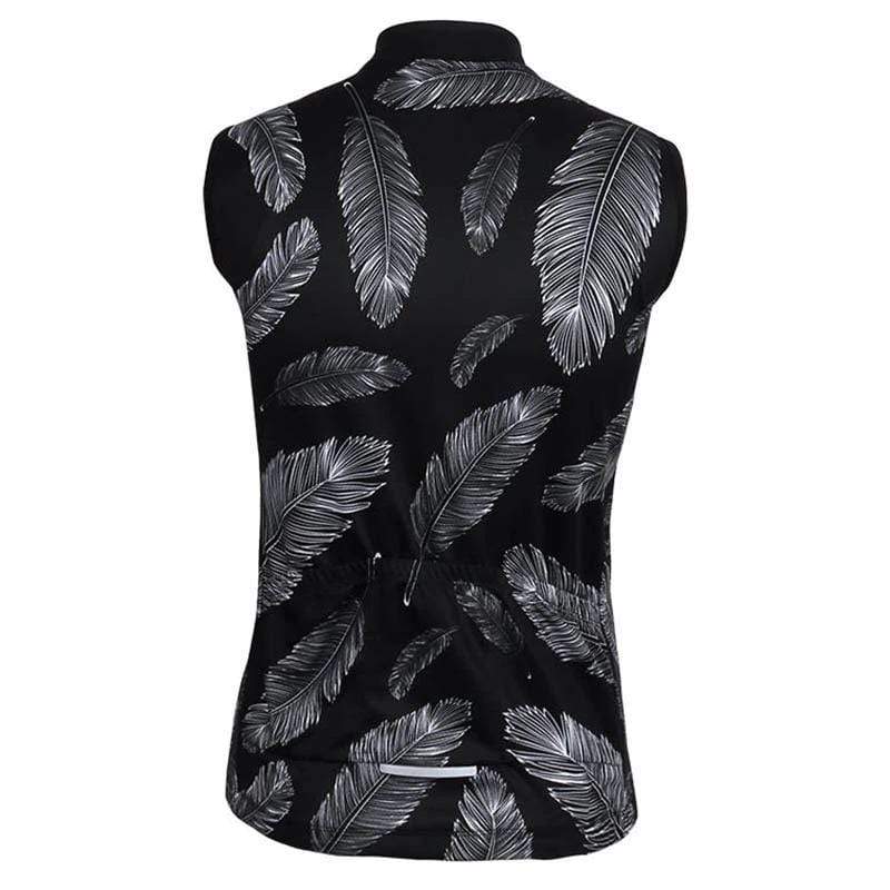 Men's Sleeveless Feathers Cycling Jersey