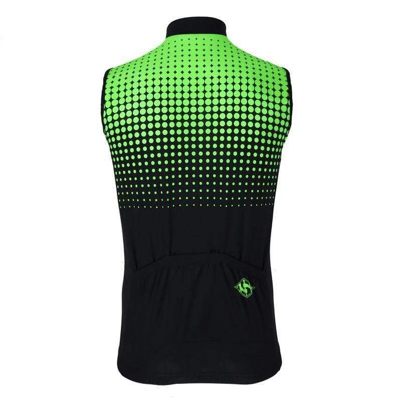 Men's Sleeveless Hi Vis Cycling Jersey