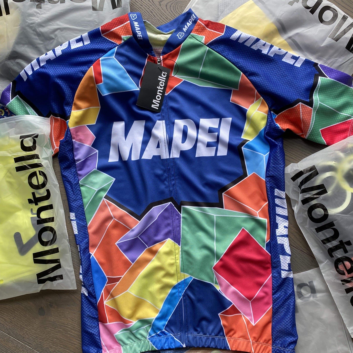Men's Retro Team Mapei Cycling Kit
