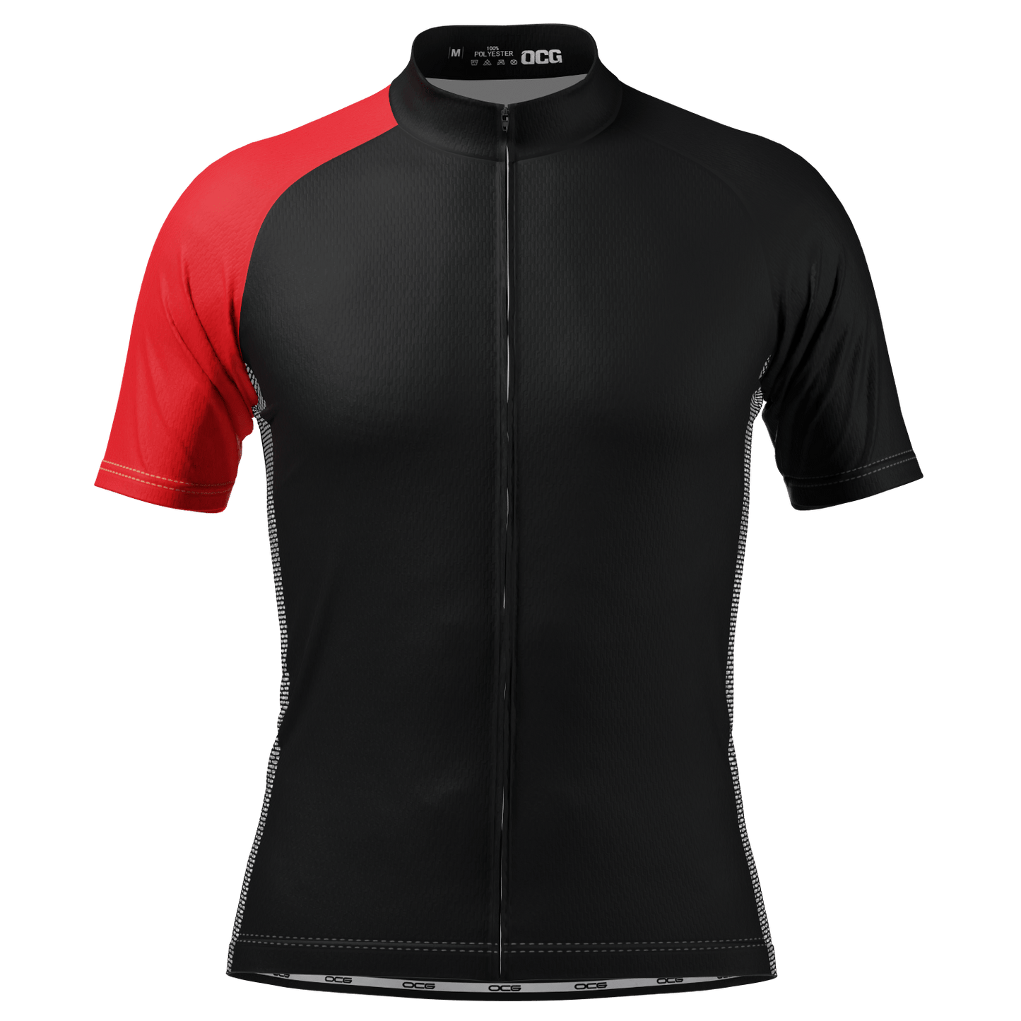 Men's Coloured Sleeve Short Sleeve Cycling Jersey