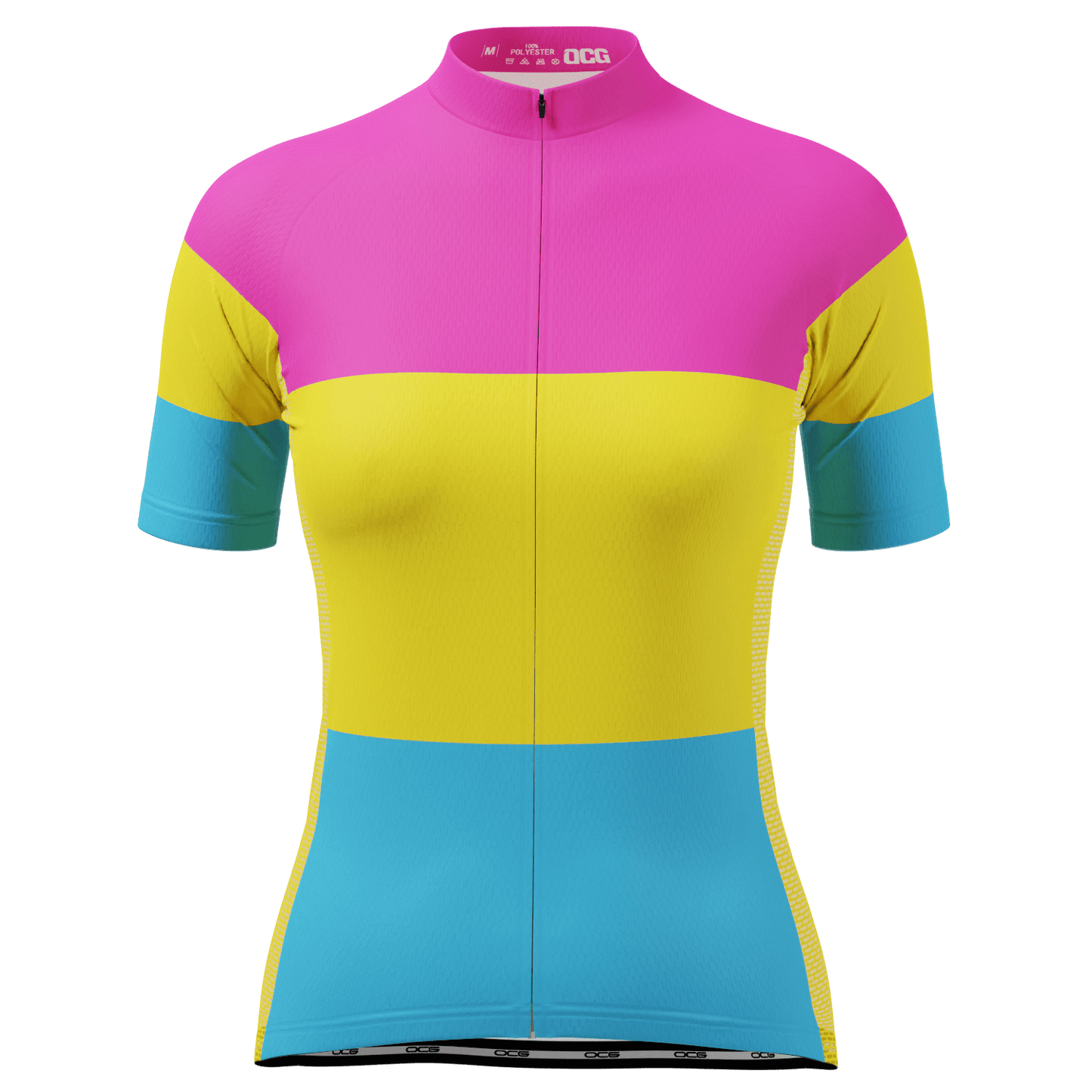 Women's LGBT Pansexual Pride Short Sleeve Cycling Jersey