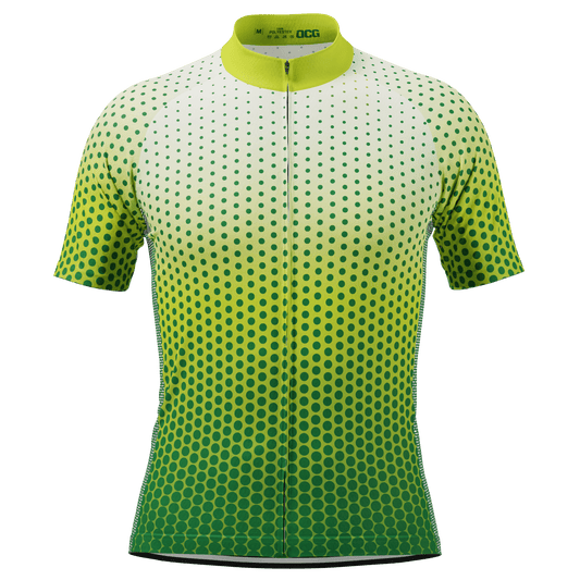 Men's Stippled Dots Short Sleeve Cycling Jersey