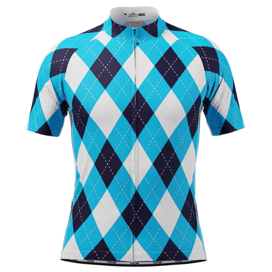 Men's Patchwork Short Sleeve Cycling Jersey