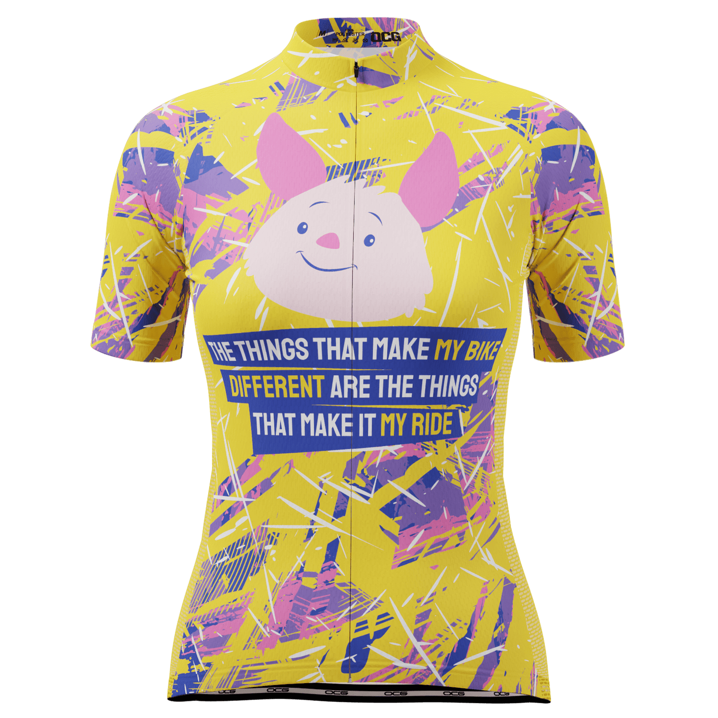 Women's Piglet's Ride Short Sleeve Cycling Jersey