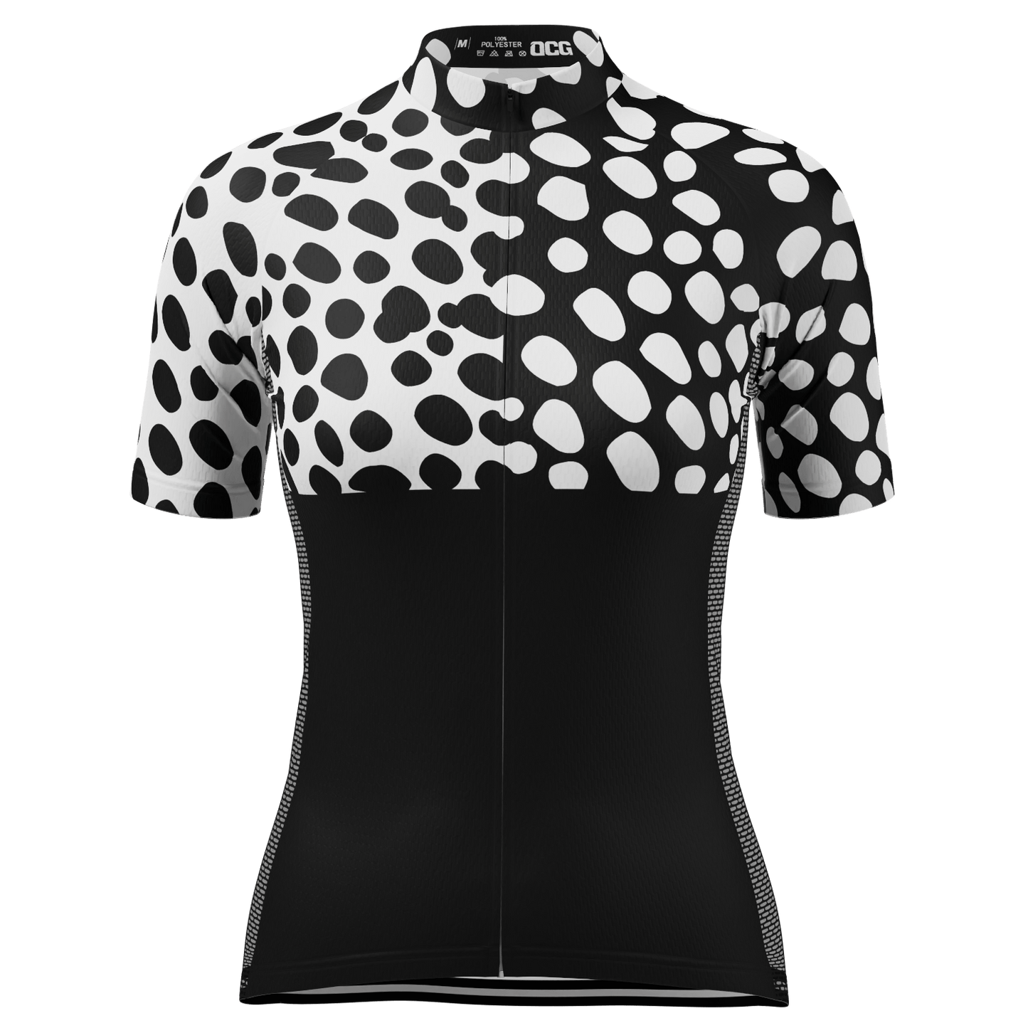 Women's Leopard Spots Short Sleeve Cycling Jersey