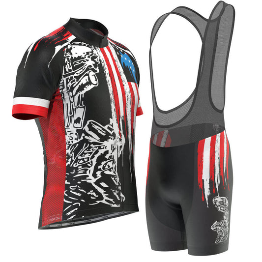 Men's Honor the Fallen 2 Piece Cycling Kit