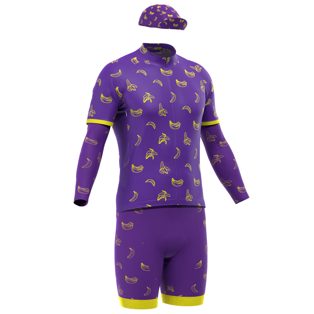 Men's Must Be Bananas 4 Piece Cycling Kit