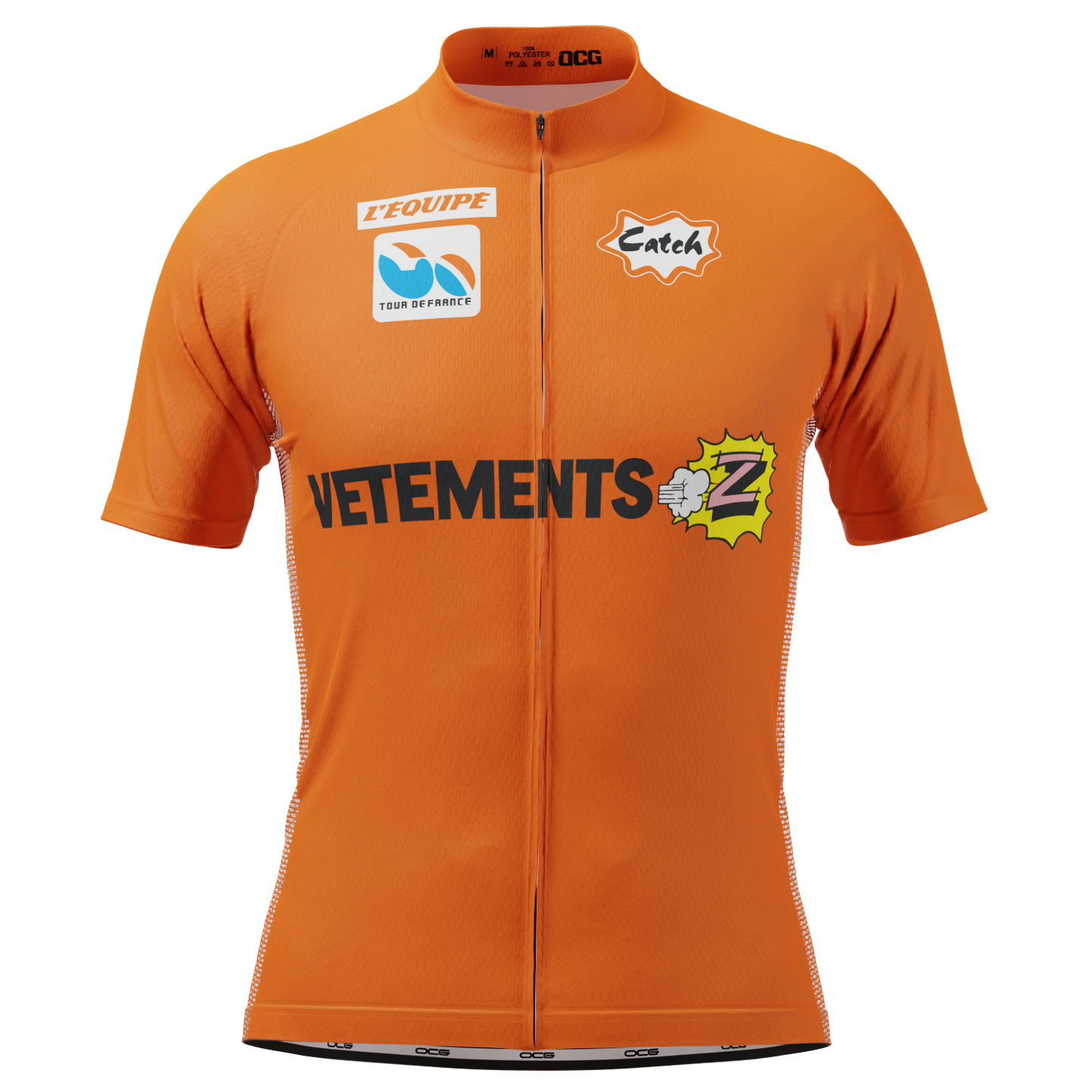 Men's Retro Vetements Team Z Short Sleeve Cycling Jersey