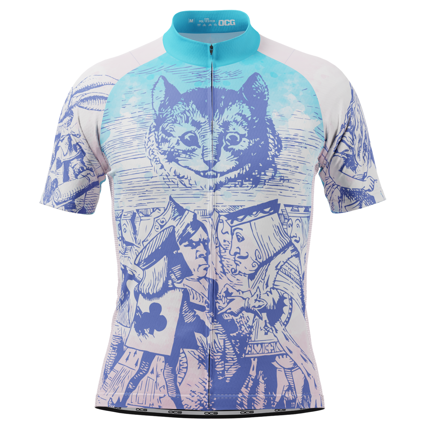 Men's Alice In Wonderland Short Sleeve Cycling Jersey