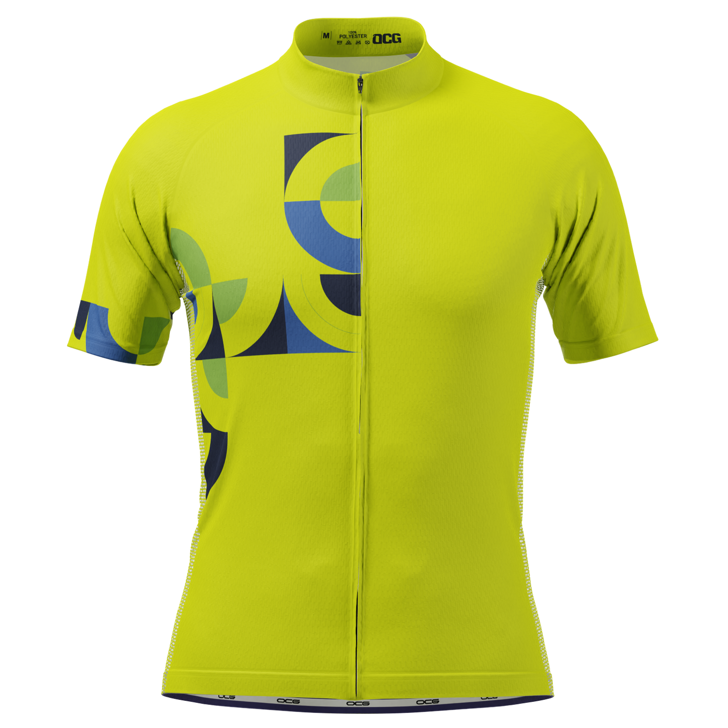 Men's Mosaic Blocks Short Sleeve Cycling Jersey