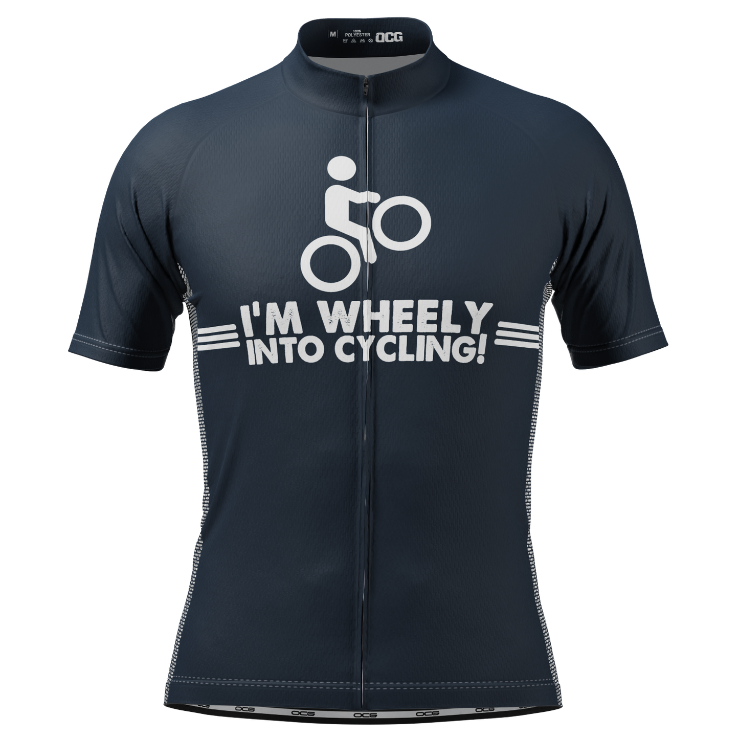 Men's I'm Wheely Into Cycling! Short Sleeve Cycling Jersey