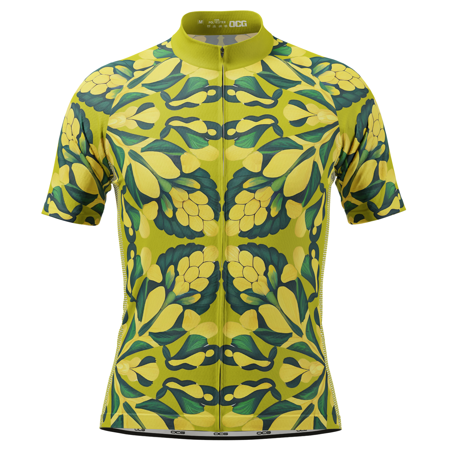 Men's The Golden Wattle Short Sleeve Cycling Jersey