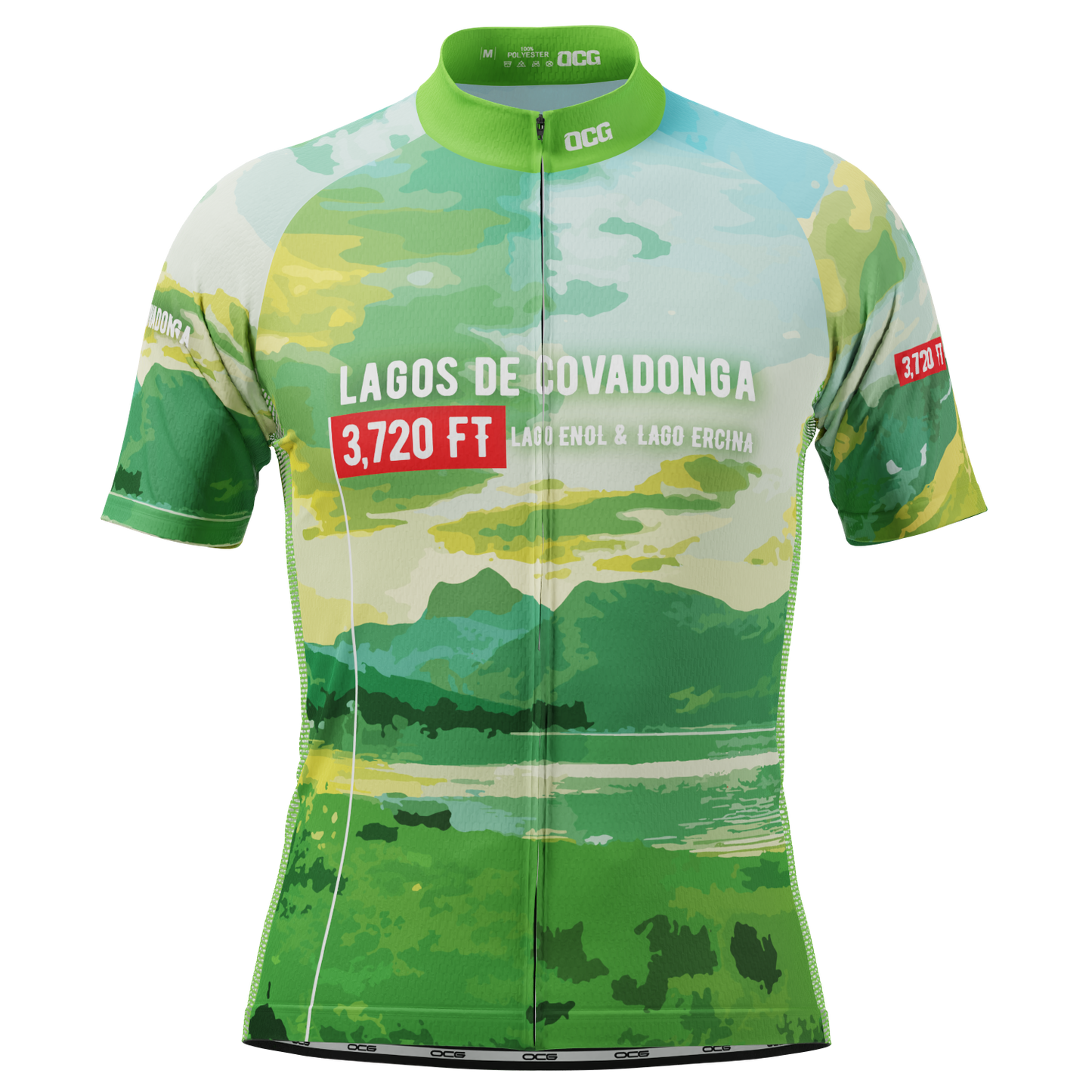 Men's  Lagos de Covadonga Epic Climbs  Short Sleeve Cycling Jersey