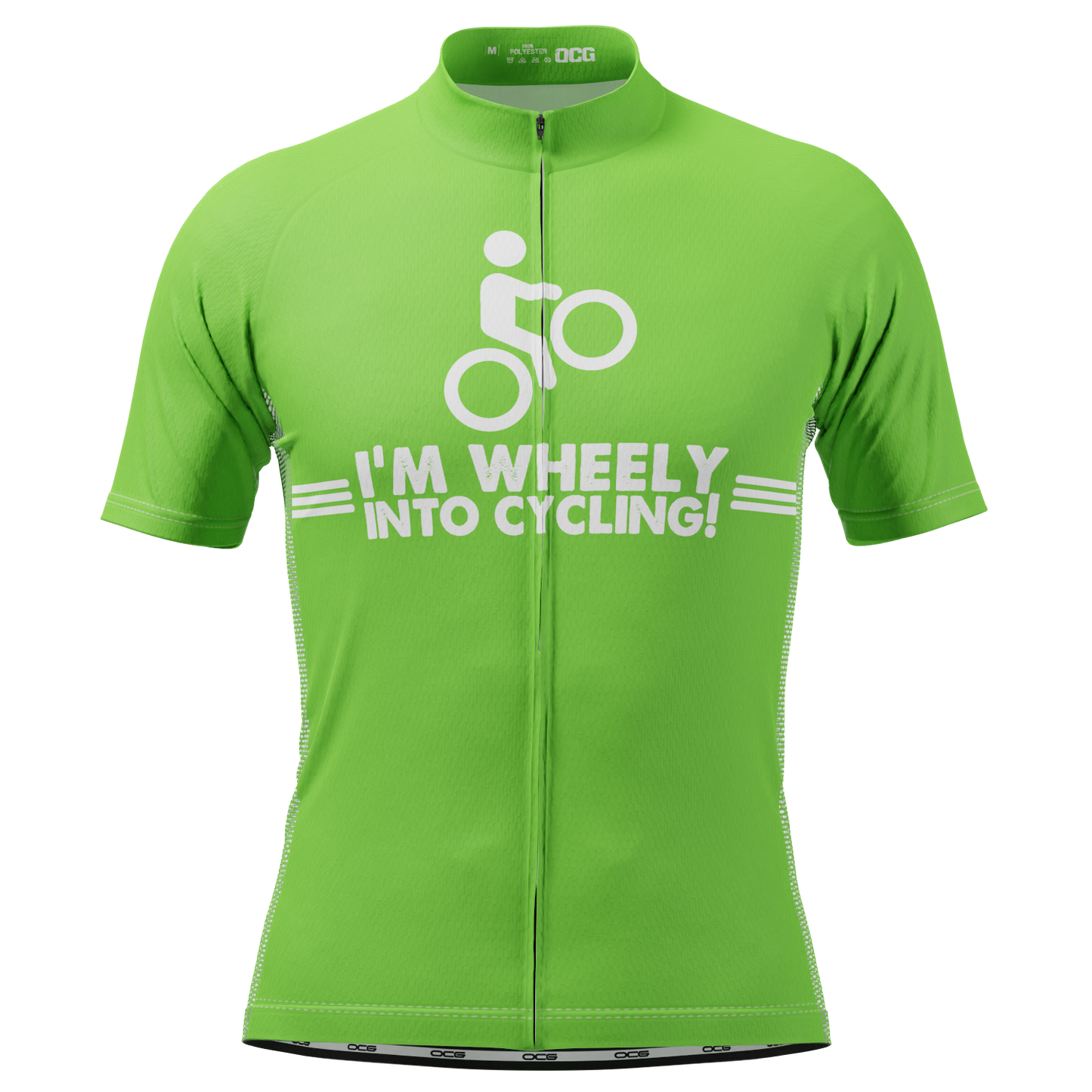 Men's I'm Wheely Into Cycling! Short Sleeve Cycling Jersey