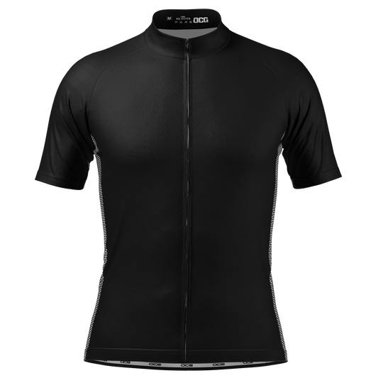 Men's OCG Plain Color Block Short Sleeve Cycling Jersey