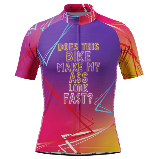 Men's Fast Ass Short Sleeve Cycling Jersey