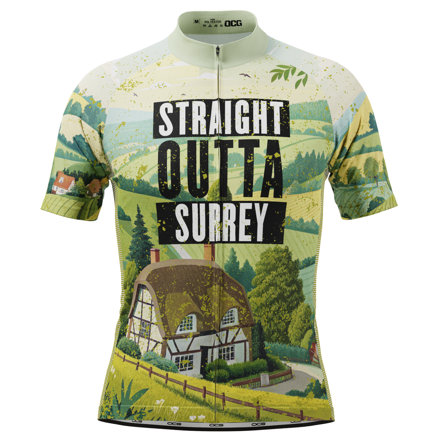 Men's Straight Outta Surrey Short Sleeve Cycling Jersey