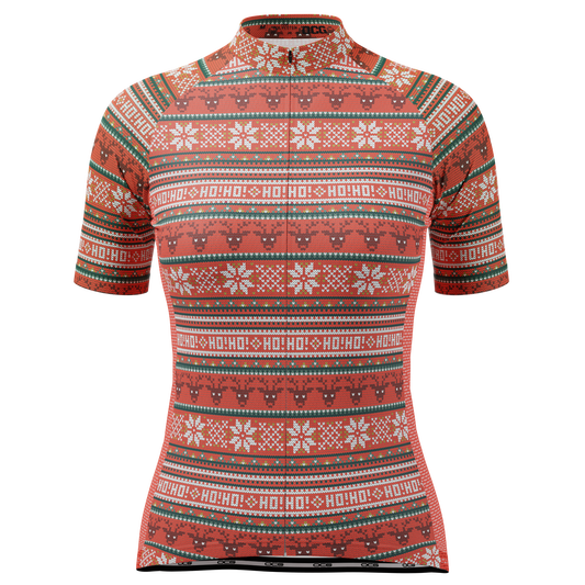 Women's Navidad Short Sleeve Cycling Jersey