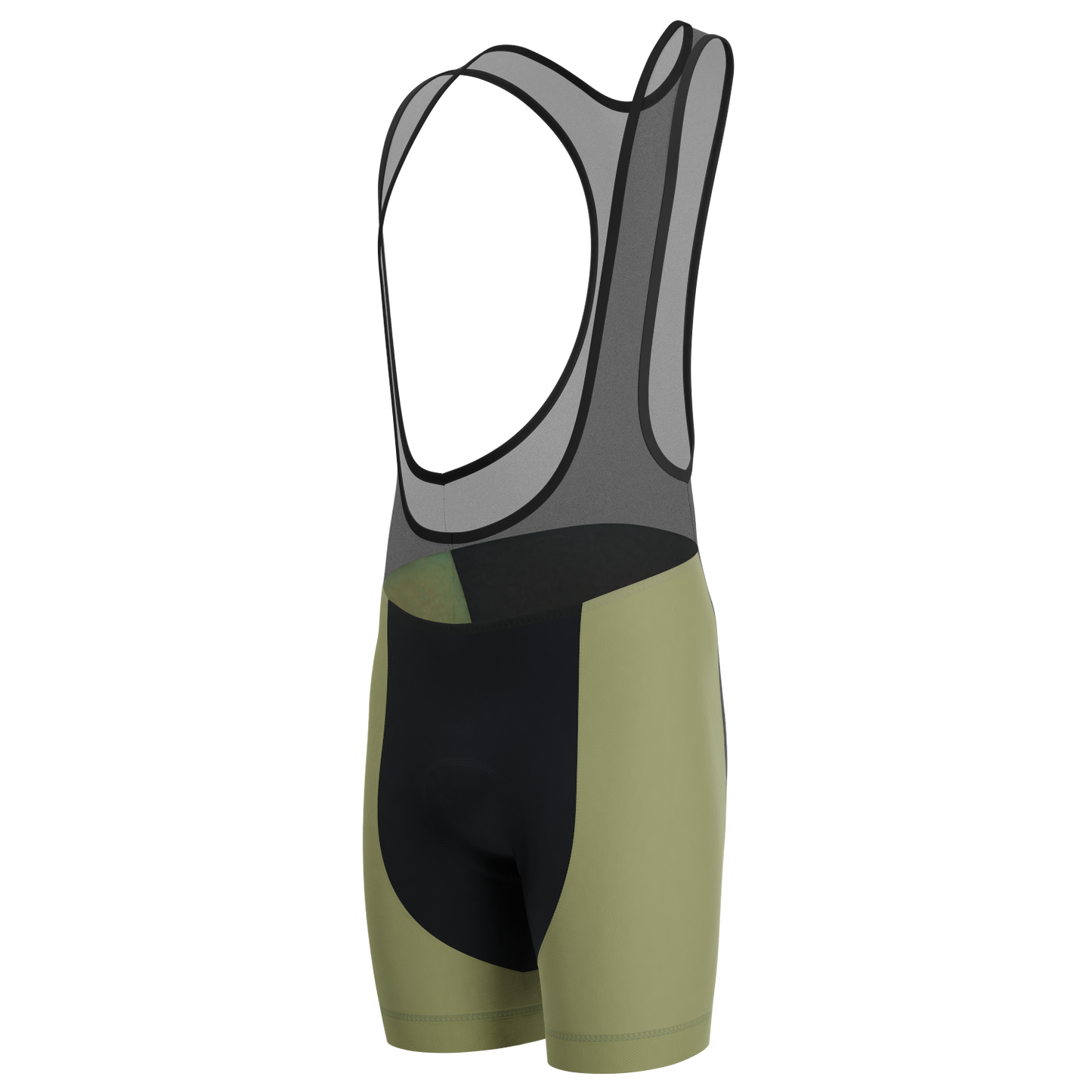 Men's OCG Plain Color Gel Padded Cycling Bib