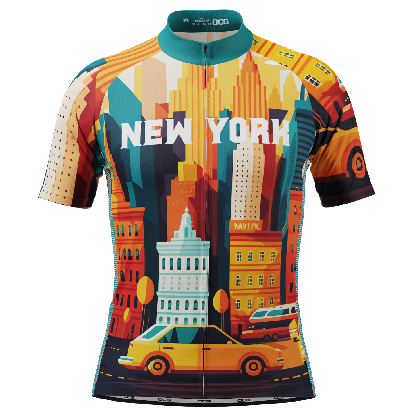 Men's Around The World - New York Short Sleeve Cycling Jersey