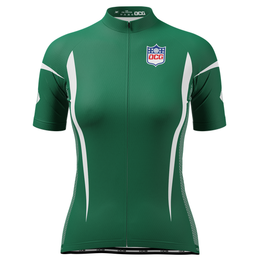 Women's New York Football Short Sleeve Cycling Jersey