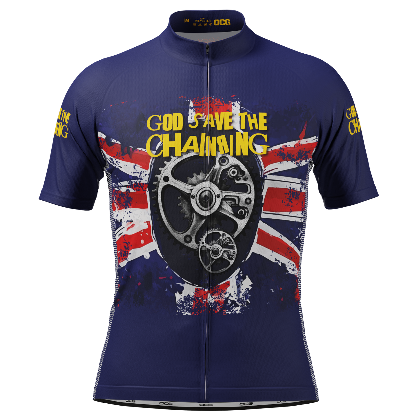 Men's God Save The Chainring Short Sleeve Cycling Jersey