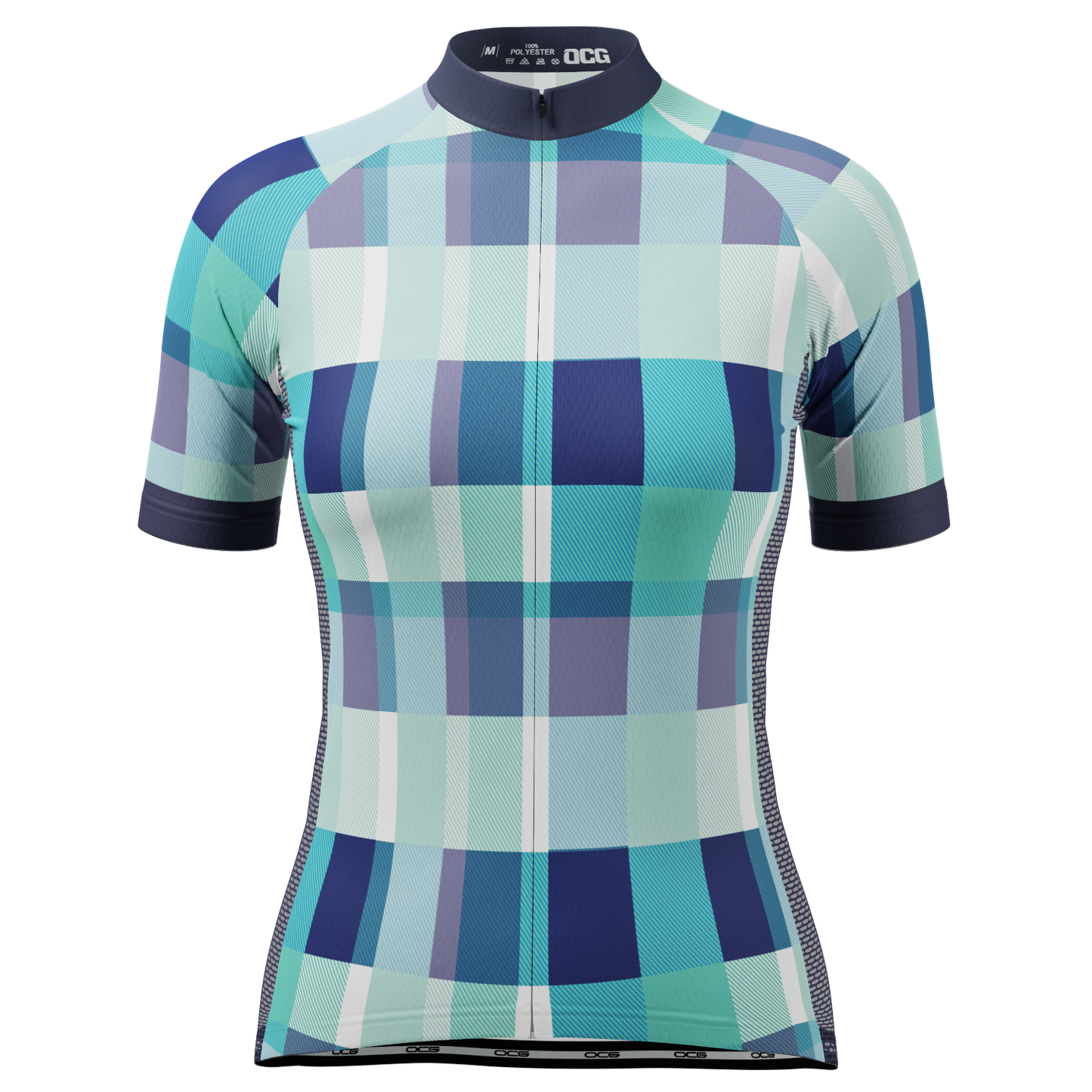 Women's Classic Tartan Short Sleeve Cycling Jersey