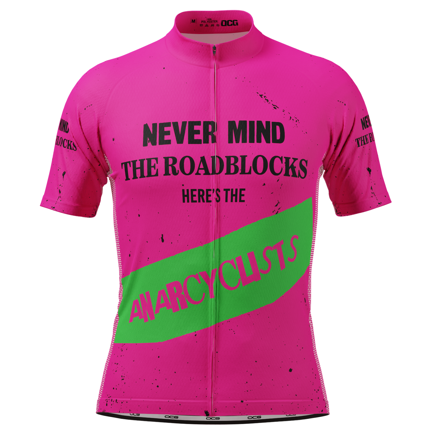 Men's Never Mind The Roadblocks Short Sleeve Cycling Jersey