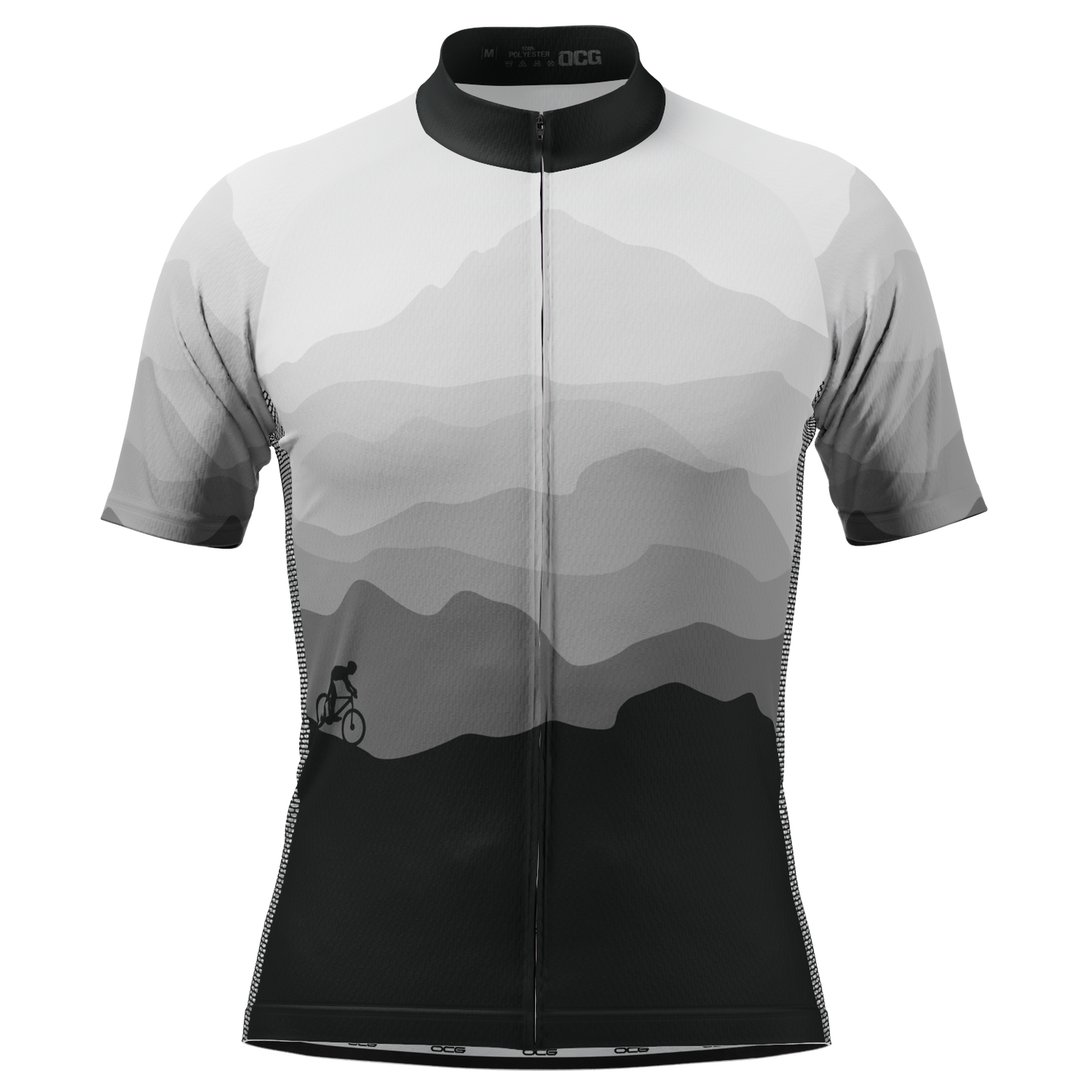 Men's Ride Free Sunset Short Sleeve Cycling Jersey
