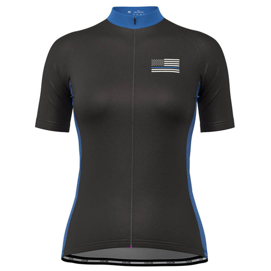 Women's Small American National Flag Short Sleeve Cycling Jersey