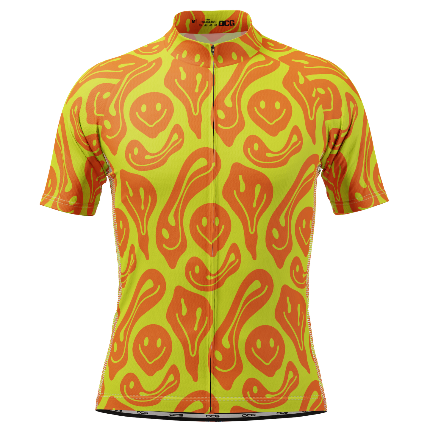 Men's Psychedelic Ghosts Short Sleeve Cycling Jersey
