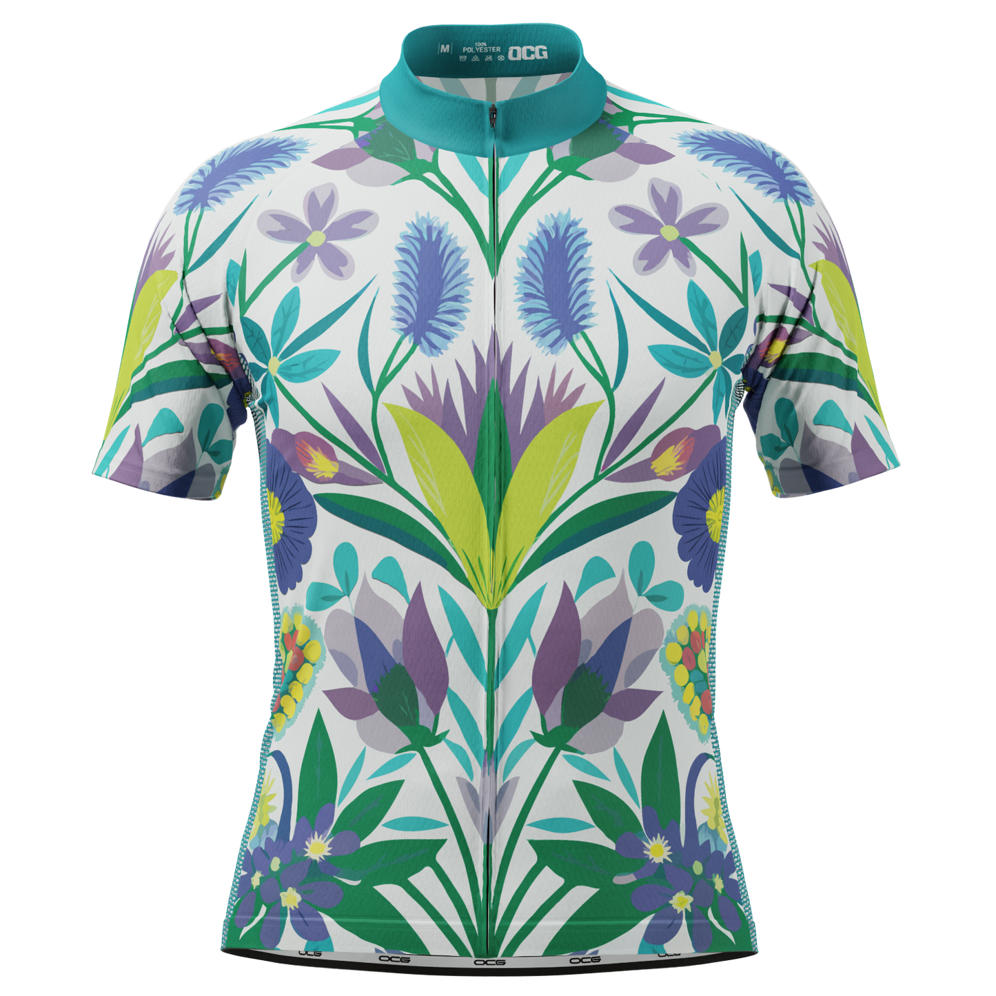 Men's Flowers From Down Under Short Sleeve Cycling Jersey