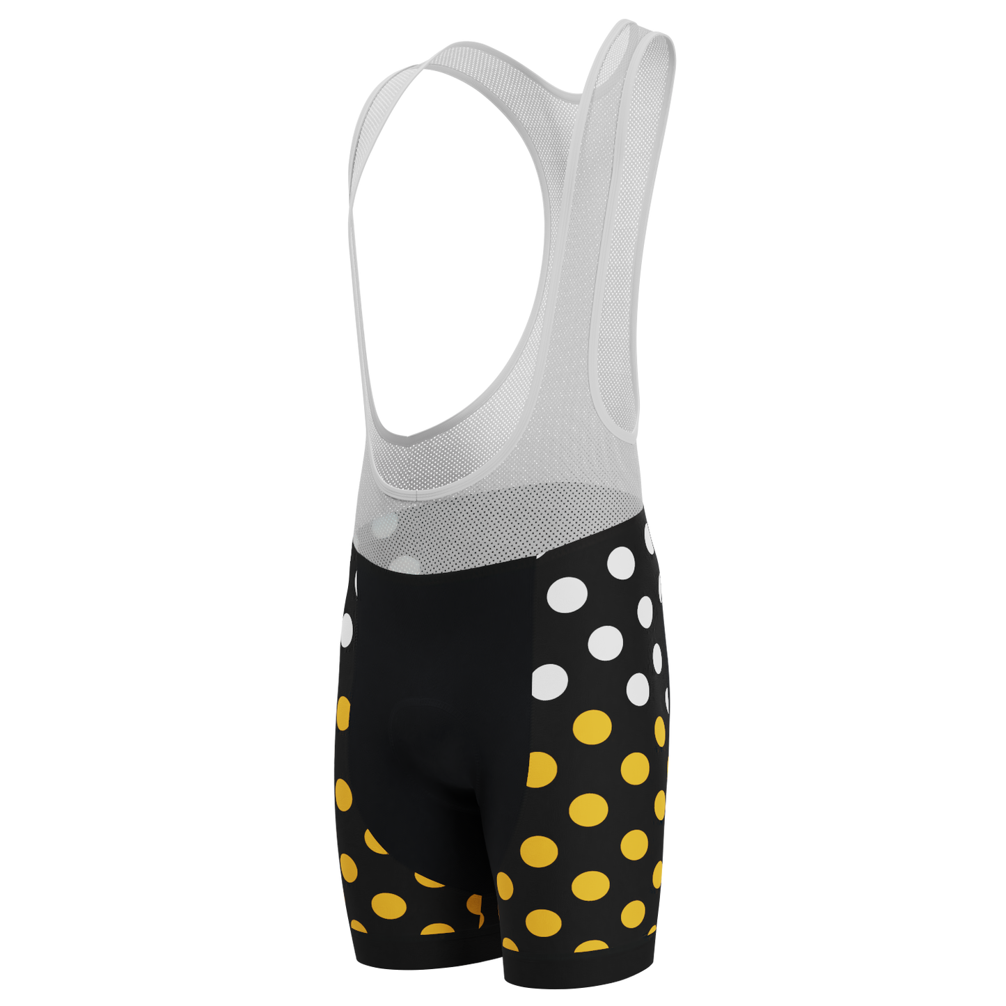 Men's Polka Dots Gel Padded Cycling Bib