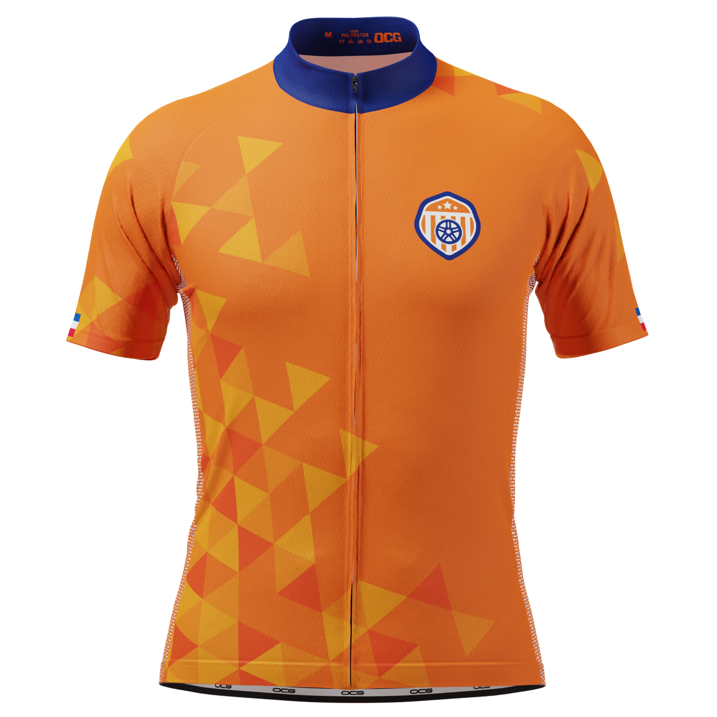Men's Netherlands Soccer Short Sleeve Cycling Jersey