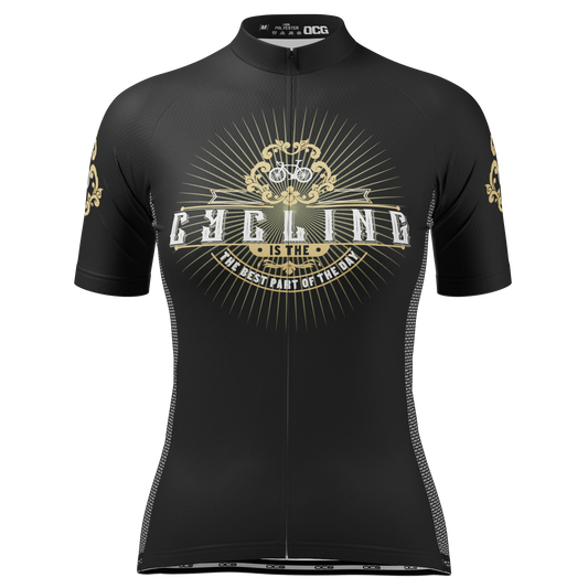 Women's Cycling Is The Best Part Of The Day Short Sleeve Cycling Jersey