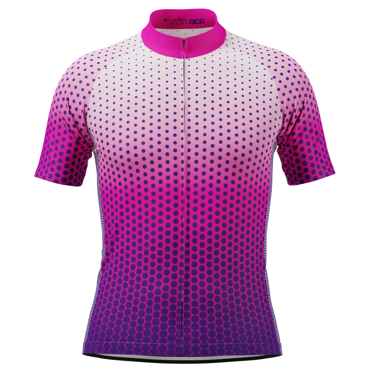 Men's Stippled Dots Short Sleeve Cycling Jersey