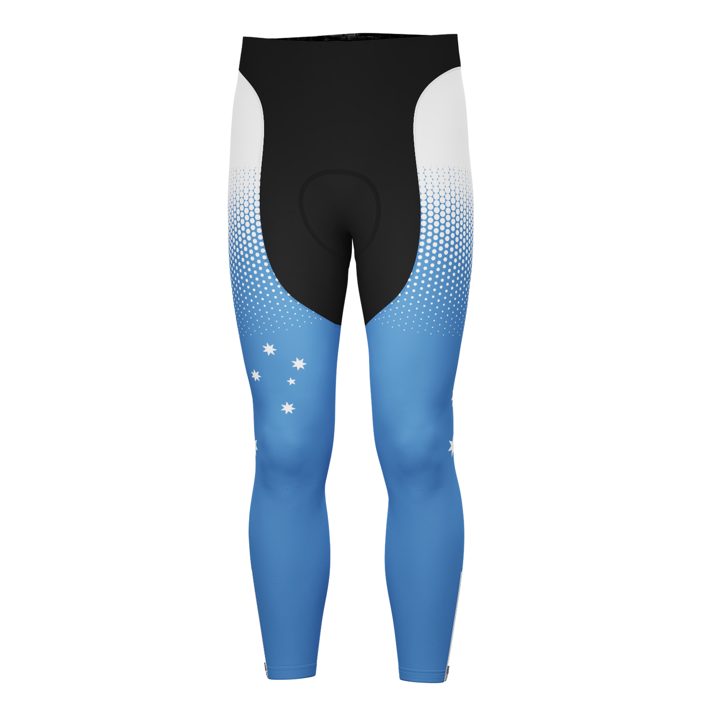 Men's World Countries Team Australia Icon Gel Padded Cycling Bib-Tights
