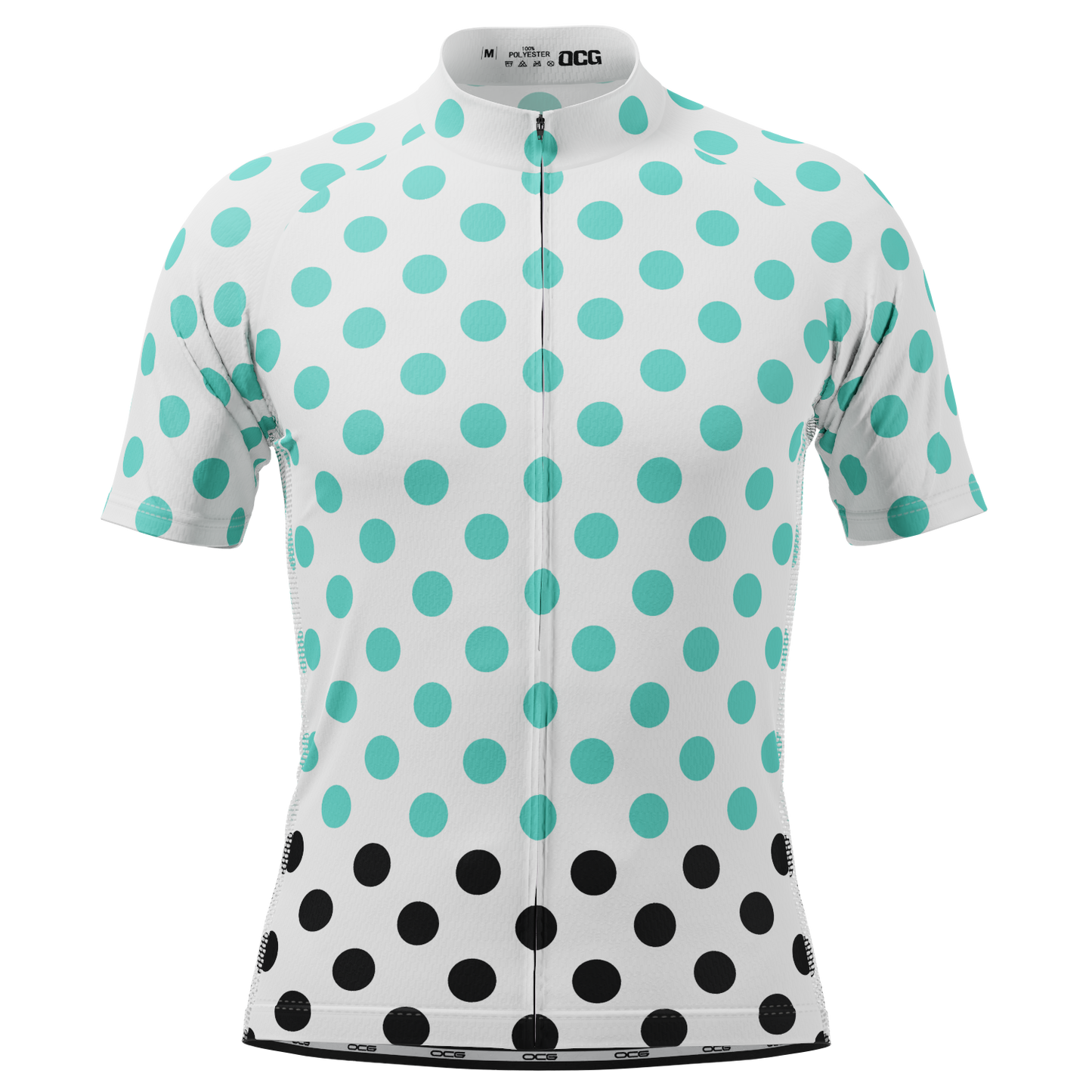 Men's Polka Dots Short Sleeve Cycling Jersey