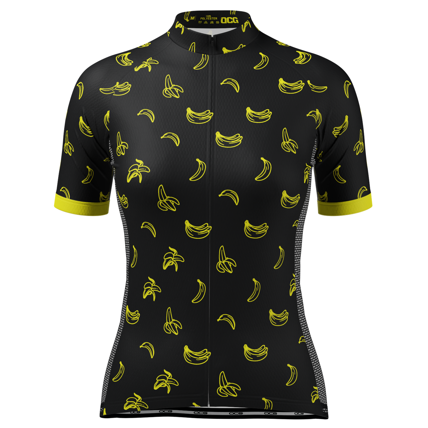 Women's Must Be Bananas Short Sleeve Cycling Jersey