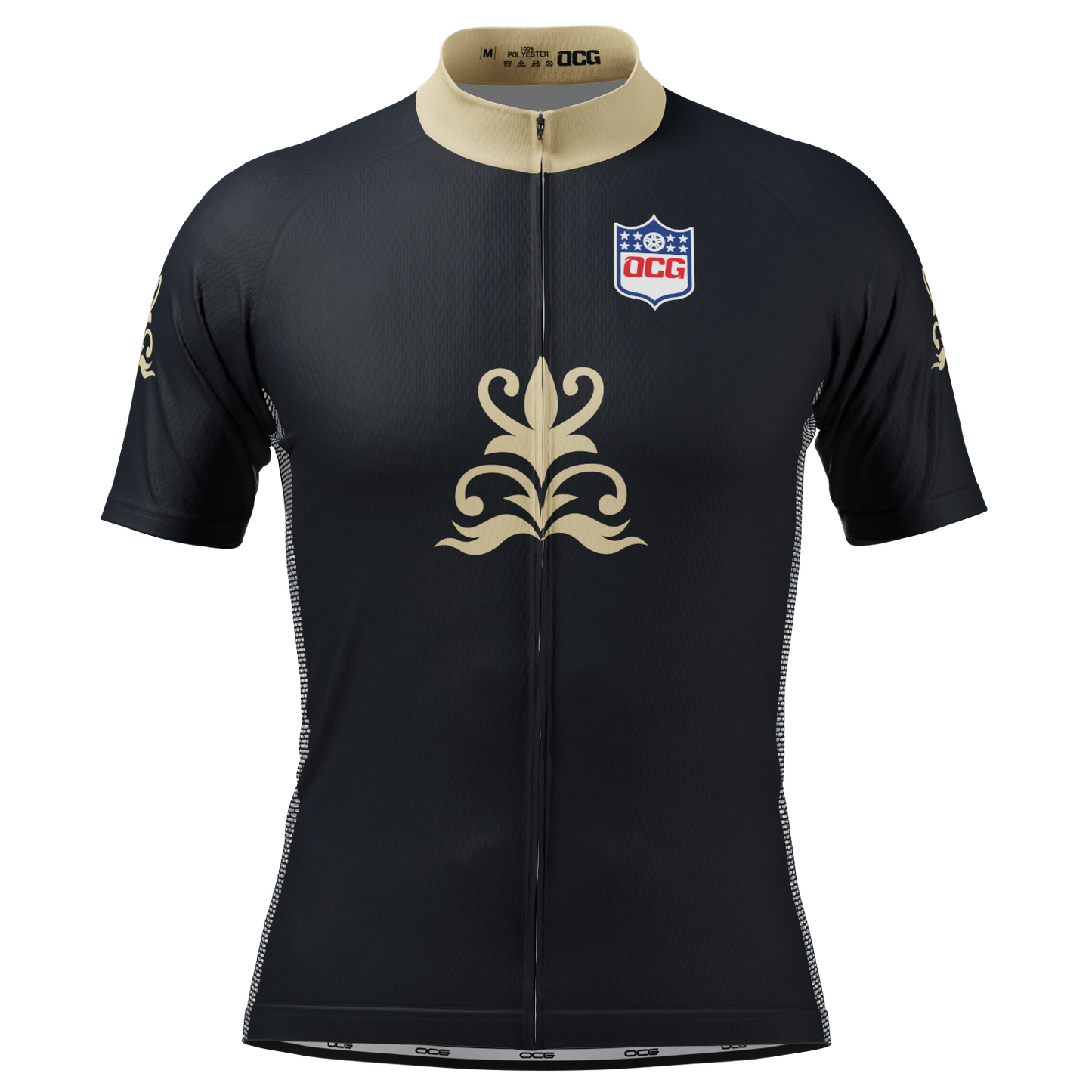 Men's New Orleans Football Short Sleeve Cycling Jersey