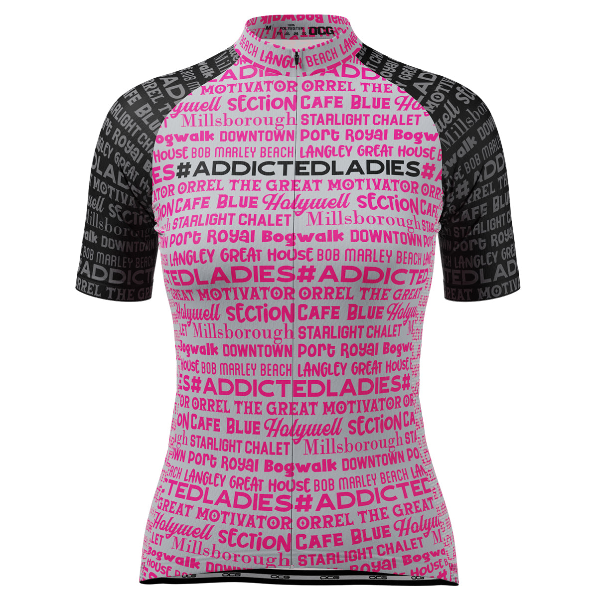 Women's Addicted Ladies Short Sleeve Cycling Jersey