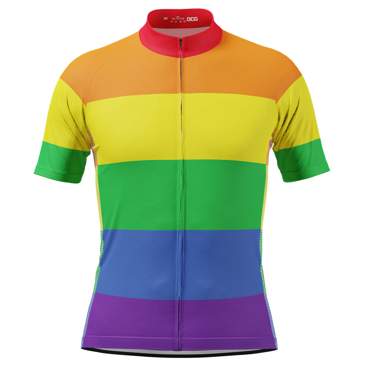 Men's LGBT Classic Gay Pride Short Sleeve Cycling Jersey