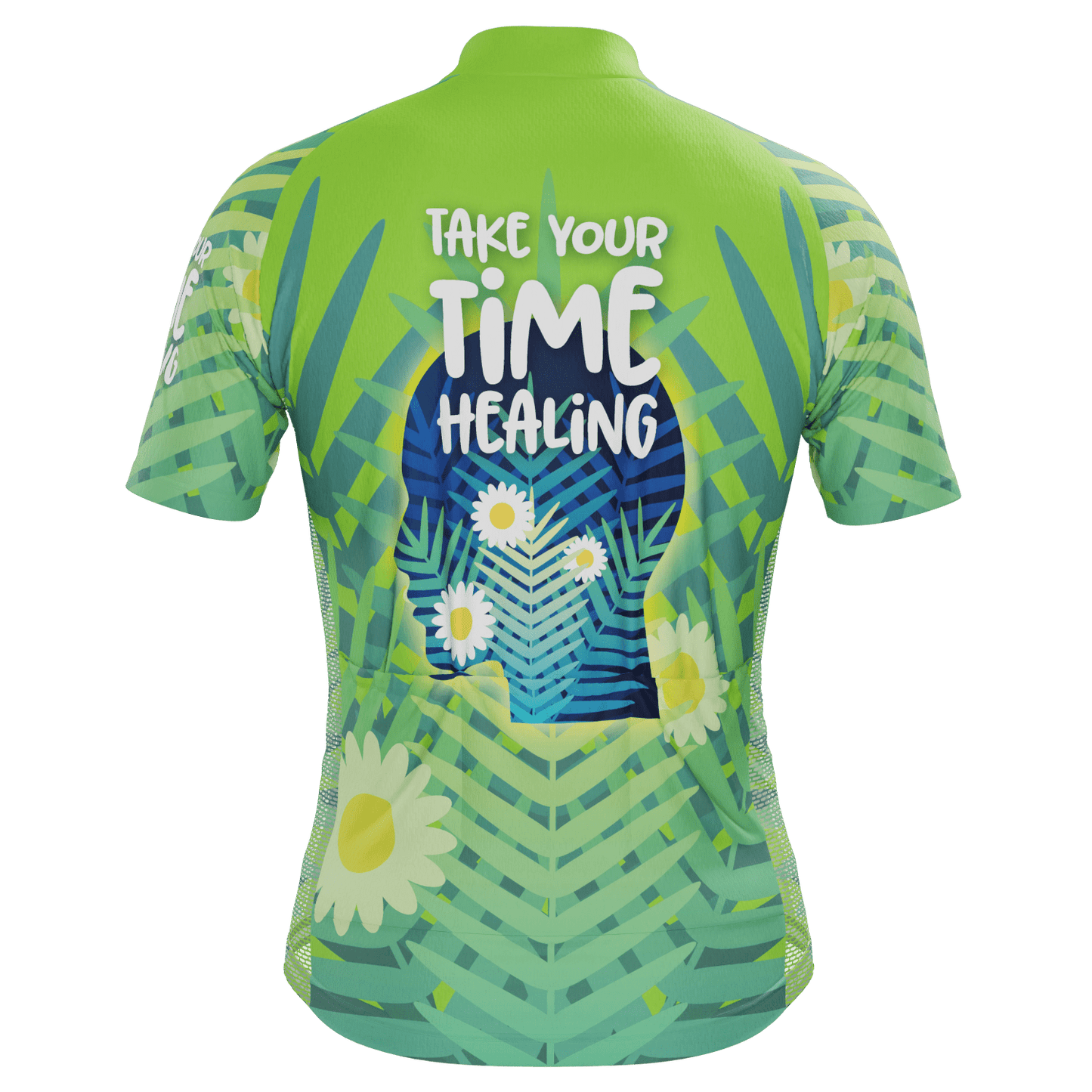 Men's Mental Health-Take Your Time Healing Short Sleeve Cycling Jersey