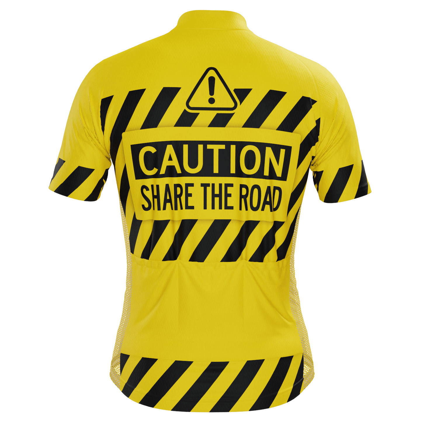 Men's Caution Share The Road Short Sleeve Cycling Jersey