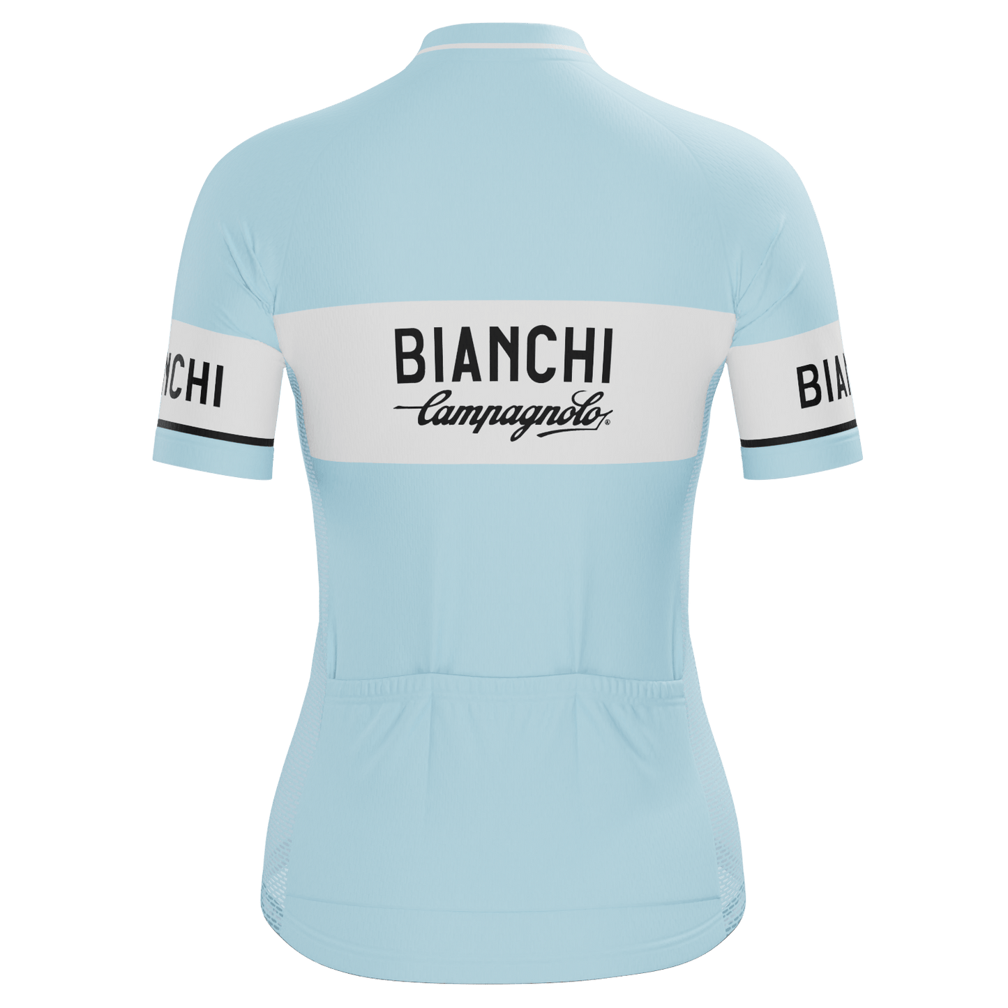 Women's Retro Bianchi Short Sleeve Cycling Jersey
