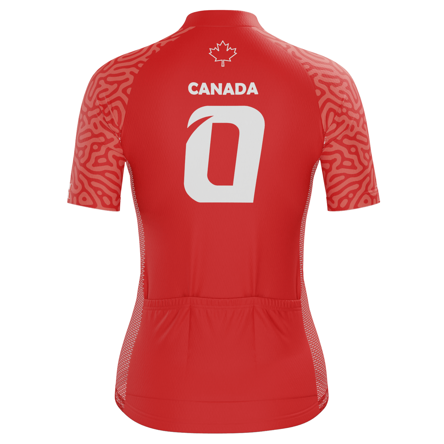 Women's Canada Soccer Short Sleeve Cycling Jersey