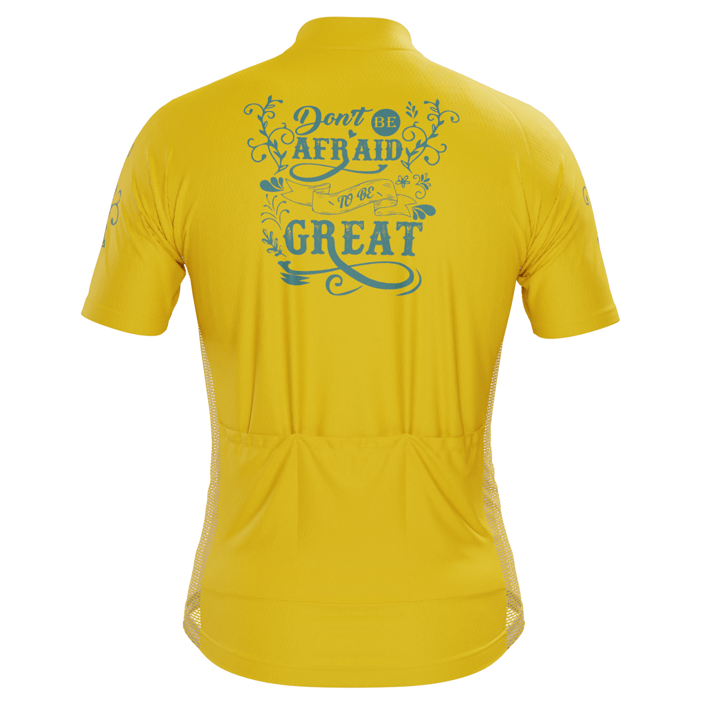 Men's Don't Be Afraid To Be Great Short Sleeve Cycling Jersey